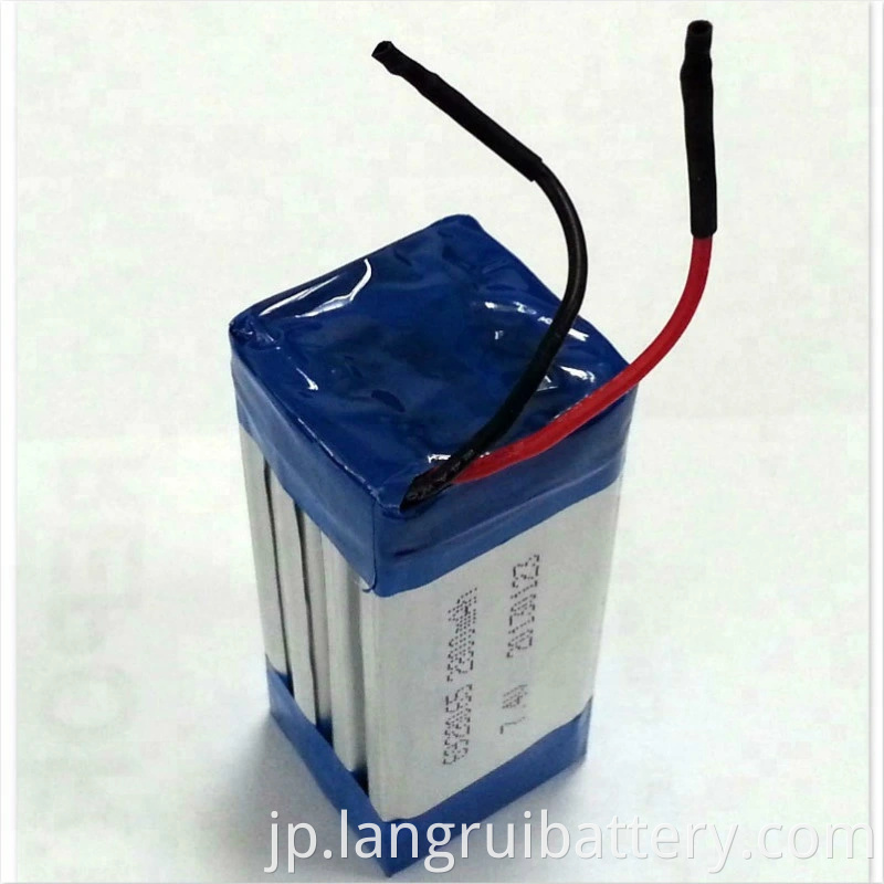 OEM充電可能なLi-Polymerバッテリーパック7.4V 1800mAh